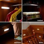 2 Pack Rechargeable Motion Sensor LED Lights