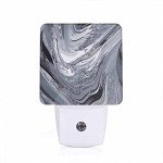 Metallic LED Night Light with Dusk to Dawn Sensor