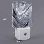 Metallic LED Night Light with Dusk to Dawn Sensor