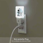 Cartoon LED Night Light with Dusk to Dawn Sensor