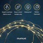 MUMUXI 12-Pack Battery Operated LED Fairy Lights