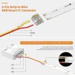 RGB LED Strip 3-Pin Connector Kit Under $10