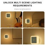 4-Pack LED Night Lights with Dusk Sensor