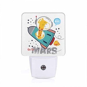Giraffe Rocket LED Night Light with Smart Sensor