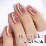Magnetic Cat Eye Gel Polish - Dark Violet