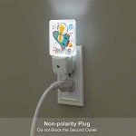 Giraffe Rocket LED Night Light with Smart Sensor