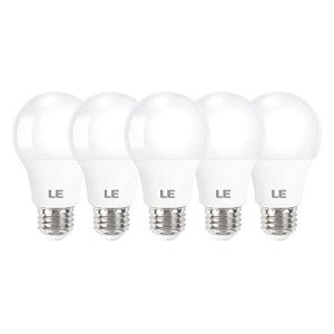 Bright Daylight LED Bulbs 60W Equivalent, 5-Pack