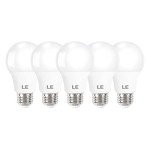 Bright Daylight LED Bulbs 60W Equivalent, 5-Pack