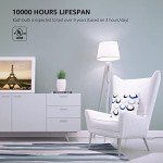 Bright Daylight LED Bulbs 60W Equivalent, 5-Pack