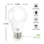 Bright Daylight LED Bulbs 60W Equivalent, 5-Pack