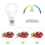 Bright Daylight LED Bulbs 60W Equivalent, 5-Pack