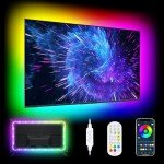 LED TV Lights with Bluetooth - 13.1ft RGB Strip