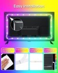 LED TV Lights with Bluetooth - 13.1ft RGB Strip