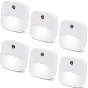 6 Pack LED Night Lights with Dusk Sensor