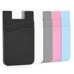 5-Pack Phone Wallets for Cards - Stick-on Holders