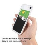 5-Pack Phone Wallets for Cards - Stick-on Holders