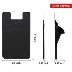 5-Pack Phone Wallets for Cards - Stick-on Holders