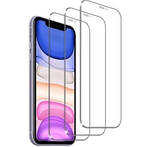 3-Pack iPhone 11 Tempered Glass Screen Protectors