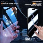3 Pack iPhone 15 Screen & Camera Protectors