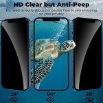 2 Pack Anti-Spy Screen Protector for iPhone 12