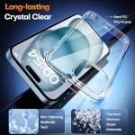 iPhone 15 Clear Case with 2 Screen Protectors