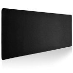 Reniteco Large Gaming Mouse Pad with Durable Stitched Edges, Non-Slip Rubber Base, Big Computer Keyboard Mouse Mat Desk Pad for Home Office Gaming Work, 31.5"x11.8"x0.12", Black