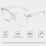 Stylish Non-Prescription Clear Lens Glasses for All