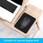 Dapesuom Small Mouse Pad 6 x 8 Inch with Non-Slip Rubber Base, Waterproof Mouse Mat, Mini Mouse Pad for Women Kids Men Wireless Mouse Laptops Keyboard Tray Home Office Travel, Jet Black