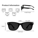 Retro 80’s Vintage Sunglasses - Black Matte