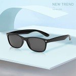 Retro 80’s Vintage Sunglasses - Black Matte
