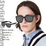 Retro 80’s Vintage Sunglasses - Black Matte