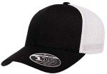 Men's Flexfit Recycled Trucker Cap - Black/White