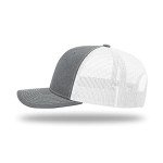 Adjustable Snapback Trucker Cap in Heather Grey