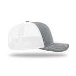 Adjustable Snapback Trucker Cap in Heather Grey