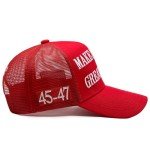 MAGA Hat with USA Flag - Adjustable Red Cap