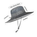 Unisex UPF 50+ Wide Brim Sun Hat