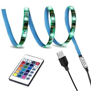 Colorful USB LED Strip Light with Remote