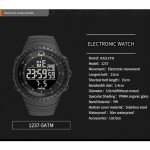 Men's Waterproof Military Sports Watch with LED Display