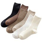 Cute Slouchy Crew Socks for Women - 6 Pairs