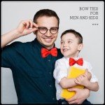 Red Satin Bow Tie for Men and Boys