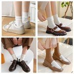 Cute Slouchy Crew Socks for Women - 6 Pairs