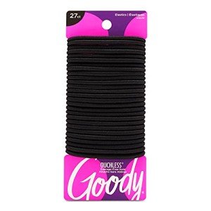 Ouchless Black Hair Ties - 27 Count