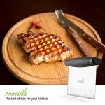 Stainless Steel Griddle Scraper and Dough Cutter