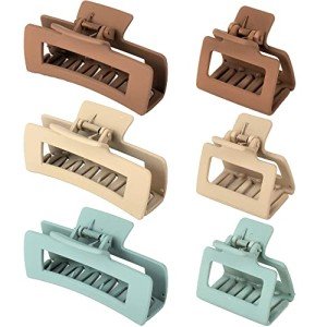 Ocean Hair Clips Set for Thick Hair - 6 Pcs