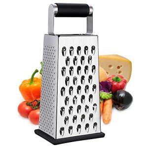 Stainless Steel 4-Sided Cheese and Vegetable Grater