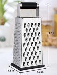 Stainless Steel 4-Sided Cheese and Vegetable Grater