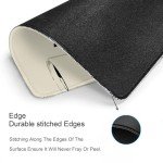 Cute Black Cat Mouse Pad,Kawaii Anime Cat Mouse Pads for Wireless Mouse Desk Accessories,10"X8" Travel Mousepad with Non-Slip Rubber Base, Stitched Edge Mouse Pads for Desk,Computers,Laptop,Office