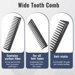 Hair Brush Set with Detangler and Comb