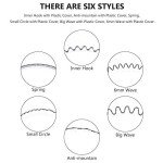 6Pcs Wavy Headband Set for Men and Women