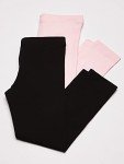 Toddler Girls’ Black Leggings 2-Pack, Size 5T